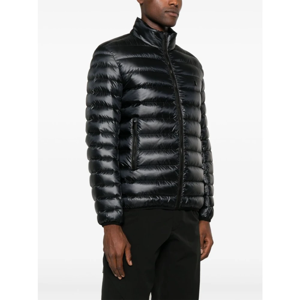Givenchy Zwarte gewatteerde lichtgewicht jas Black Heren