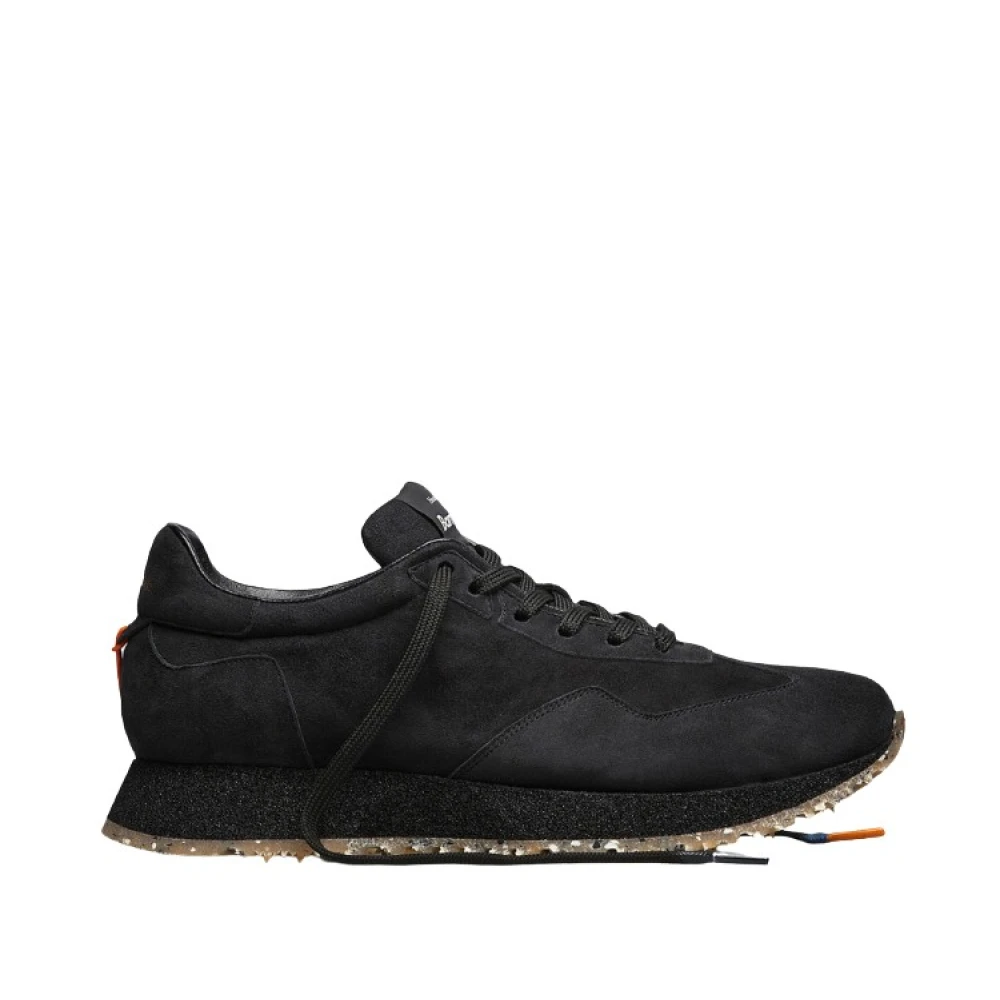 Barracuda Zwarte Suède Rocket Sneakers Heren Schoenen