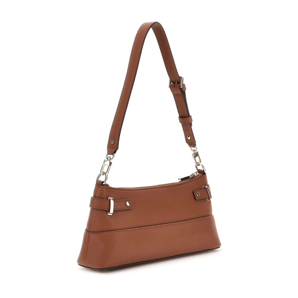 Guess Silvye Bucket Handtas Cognac Brown Dames