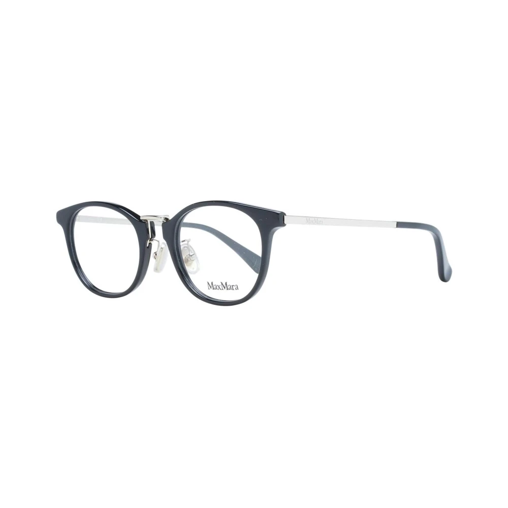 Max Mara Zwarte Dames Zonnebril Rond Volledig Montuur Black Unisex