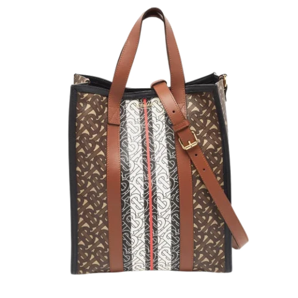 Burberry Vintage Pre-owned Coated canvas totes Multicolor Dames