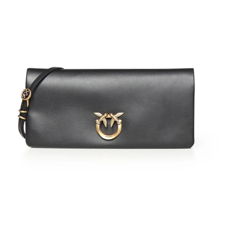 Pinko Women's Black Cross Body Bags, One Size, Love Click Soft Horizontal