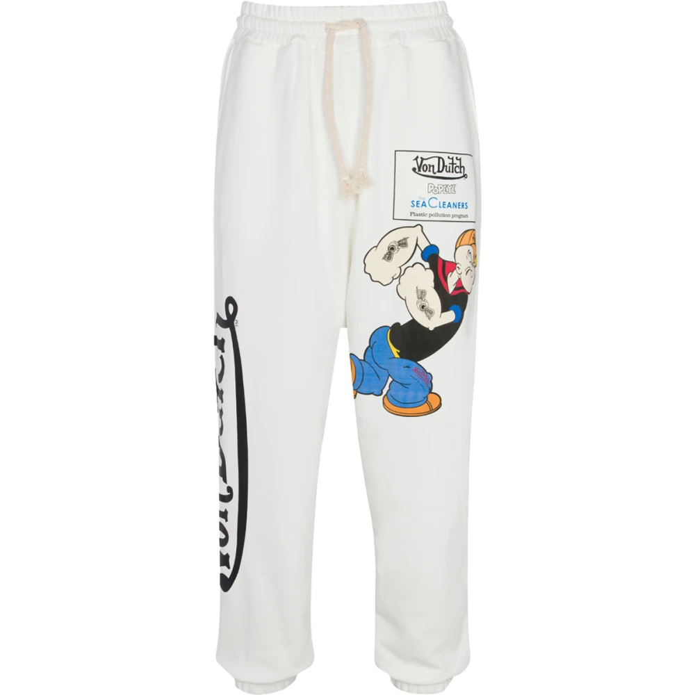 Von Dutch Trousers White Dames