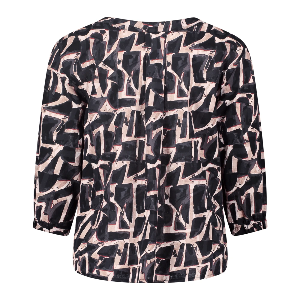 Betty & Co Bloemenprint Blouse Brown Dames