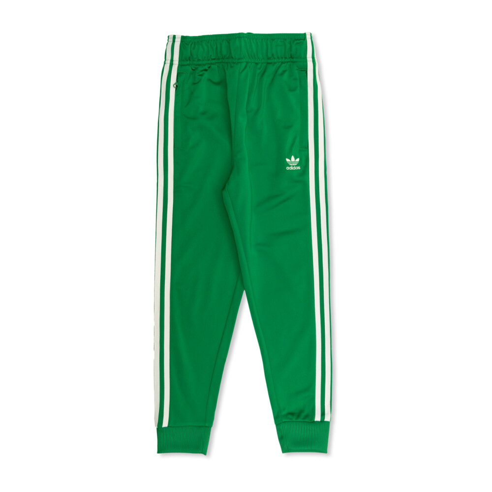 Pantaloni adidas verdi strisce bianche best sale