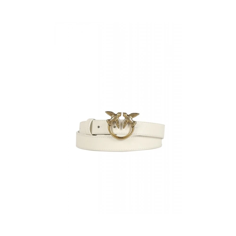 Pinko Women's White Belts, L, Love Berry Belt