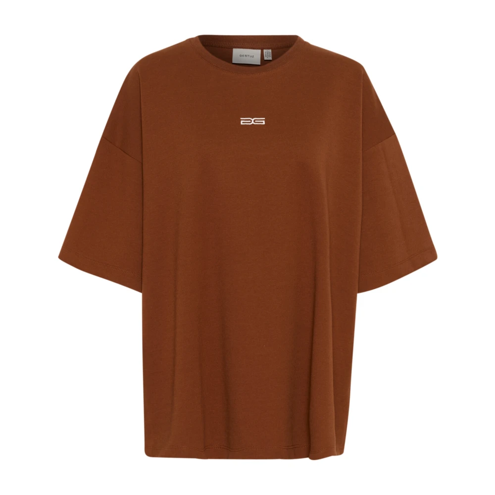 Gestuz - Tops > T-Shirts - Brown - Gestuz - Modalova