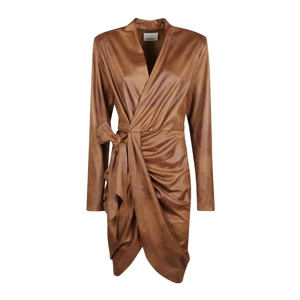 Isabel marant Gouden Oorbellen met Uniek Ontwerp Brown Dames