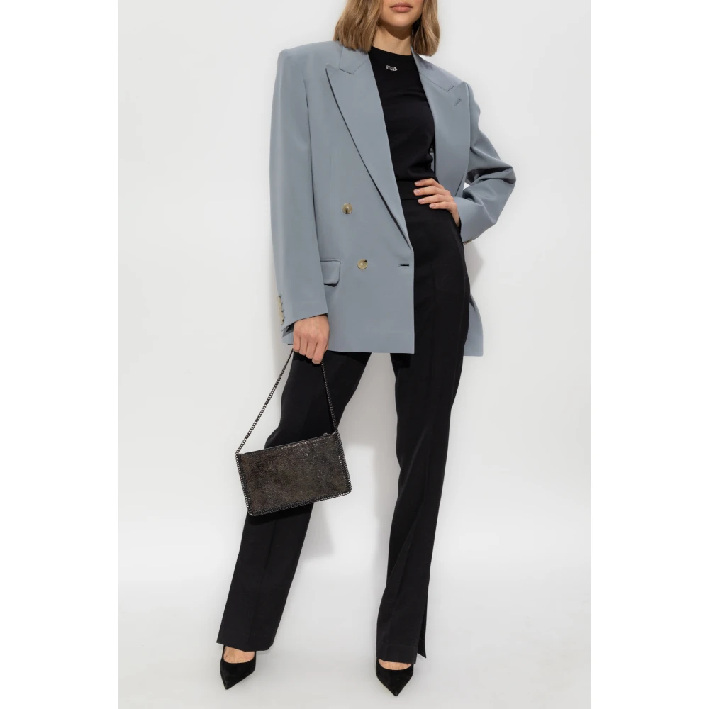 Stella Mccartney Double-breasted blazer Gray Dames