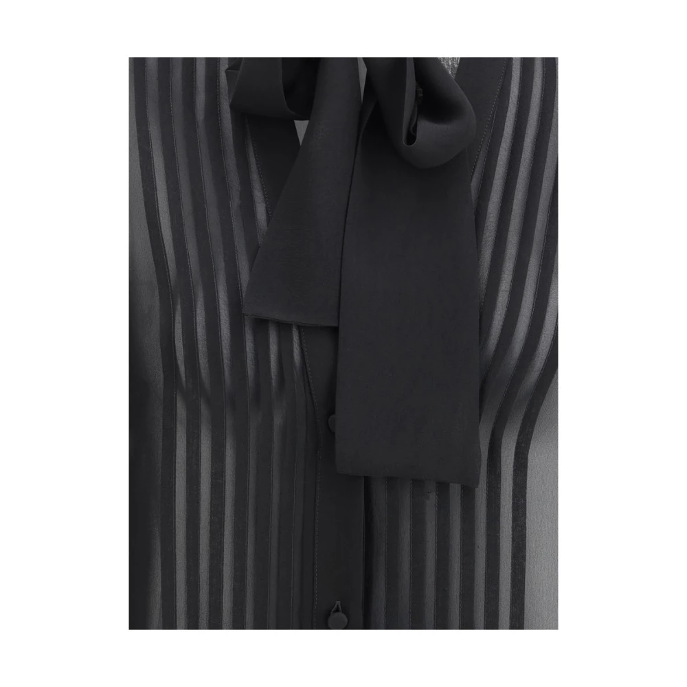 Tom Ford Zijden Georgette Shirt Black Dames