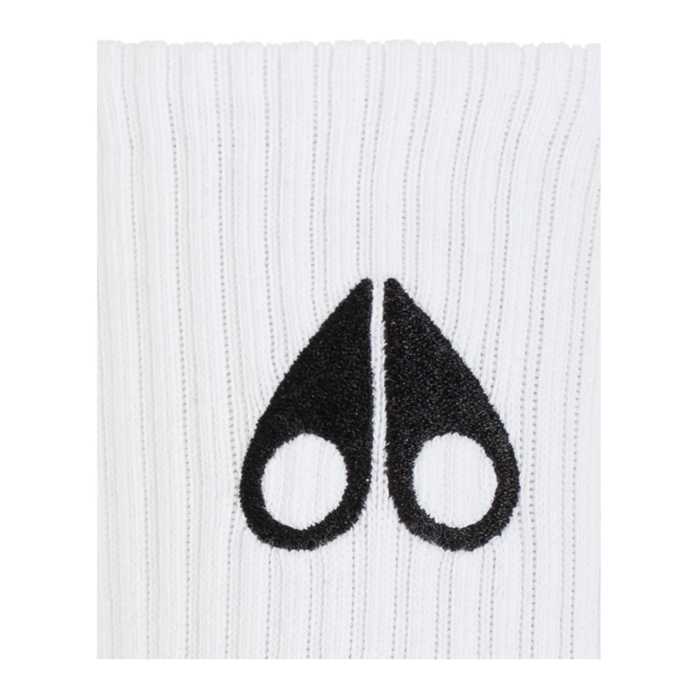 Moose Knuckles Katoenen sokken met logo White Heren