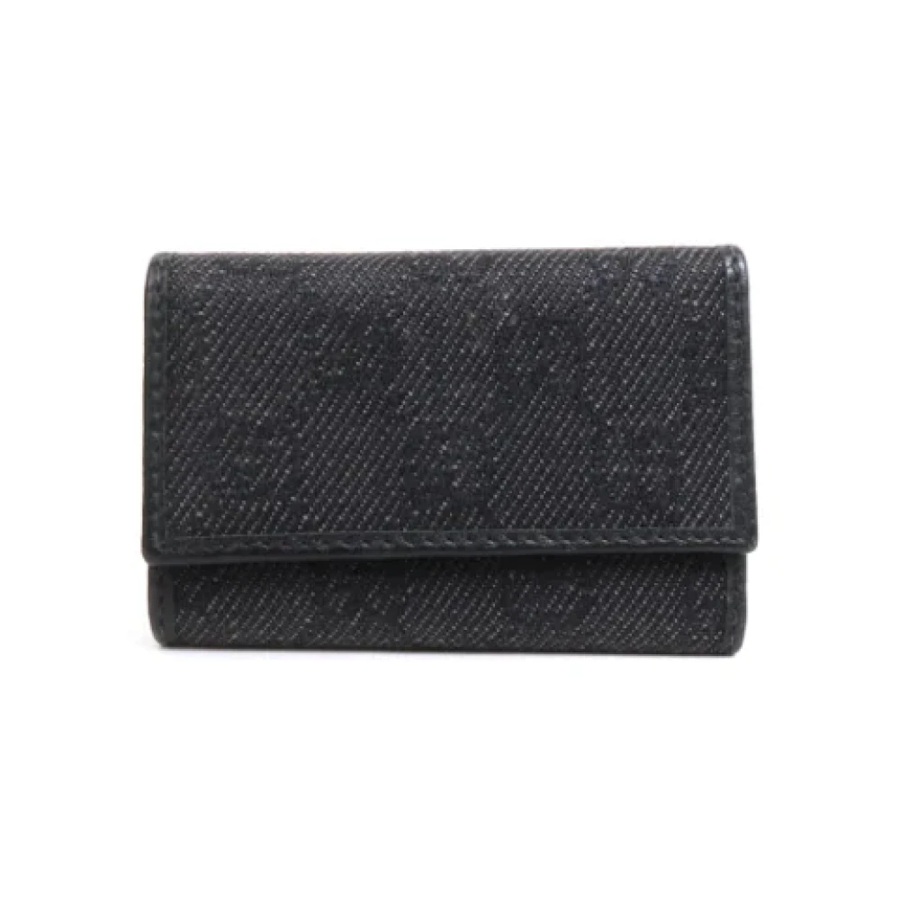 Gucci Vintage Pre-owned Canvas key-holders Black Dames