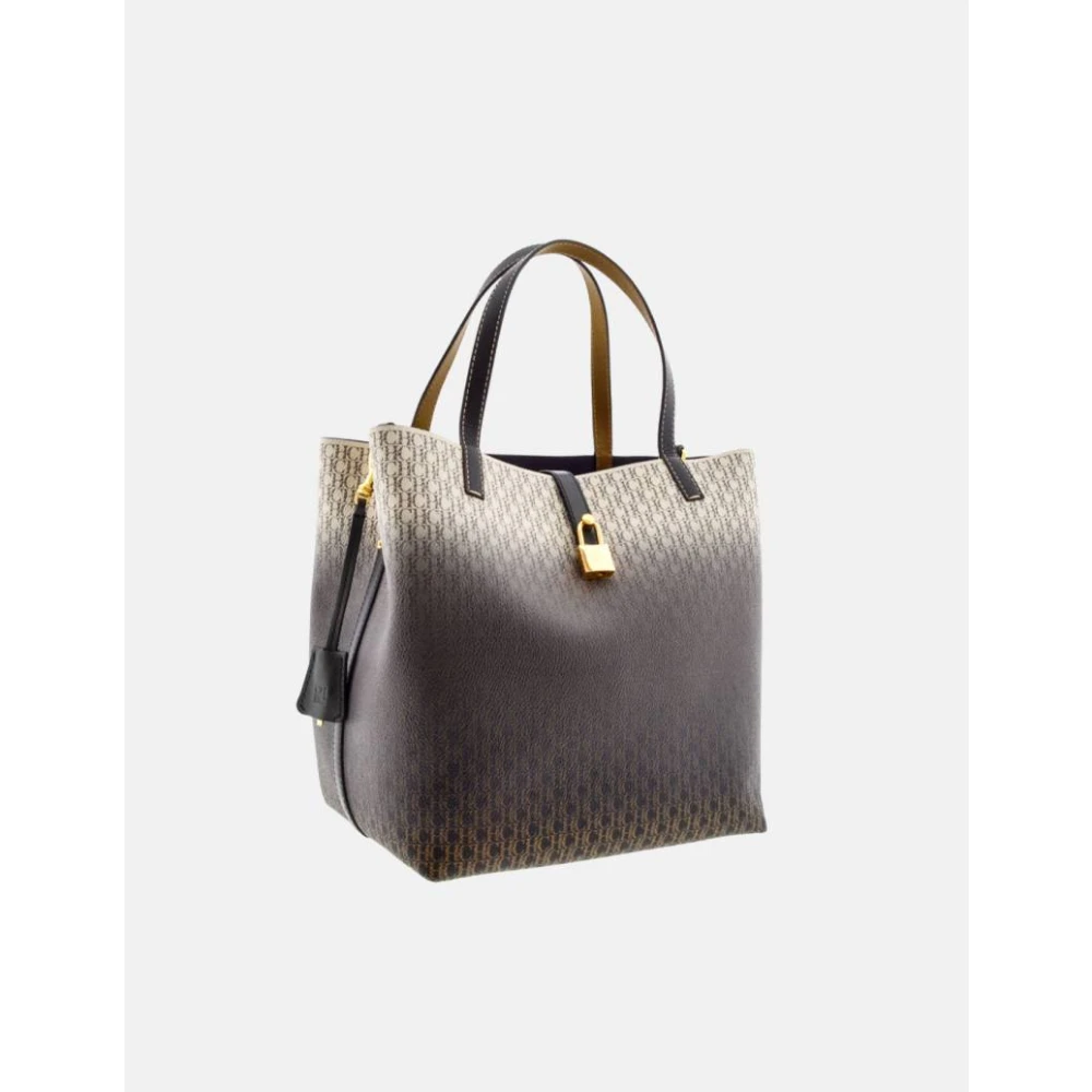 Carolina Herrera Vergrendelde M Matryoshka Handtas Brown Dames