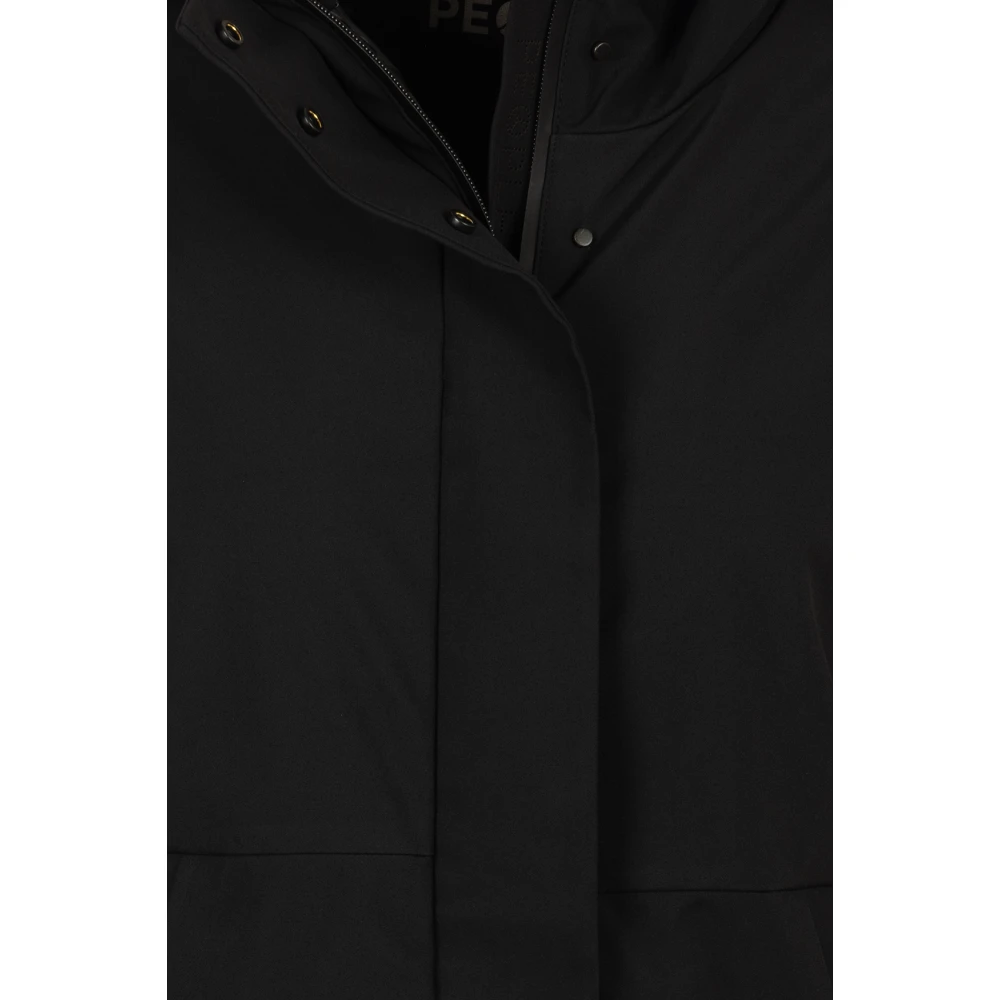 People of Shibuya Zwarte Jassen Abiko Stijl Black Dames