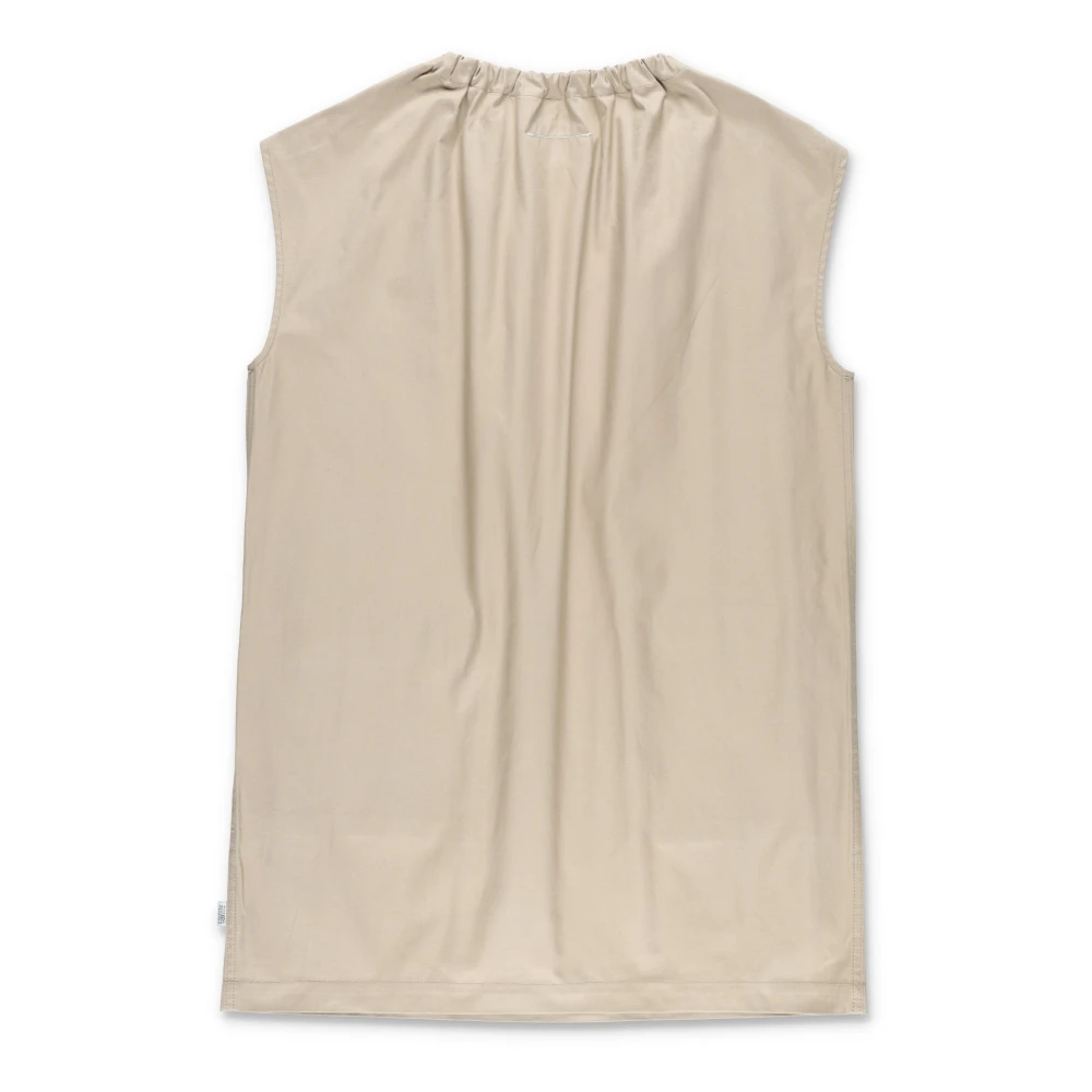 MM6 Maison Margiela Stijlvolle zakjurk voor vrouwen Beige Dames