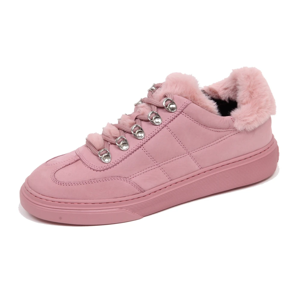 Hogan Women's Pink H365 Low Top Trainers - Sneakers - 6 1/2 Uk - Shoes
