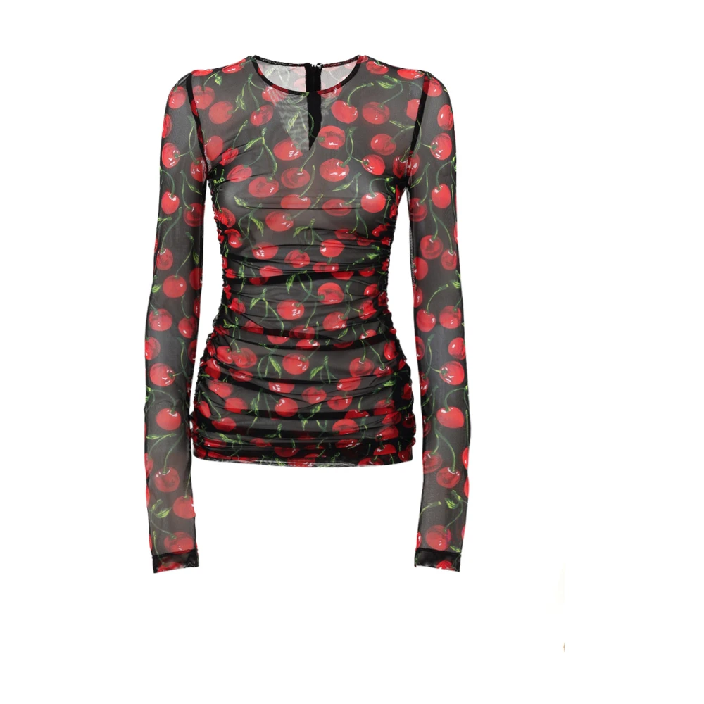 Dolce & Gabbana Women's Long Sleeve Tulle Top
