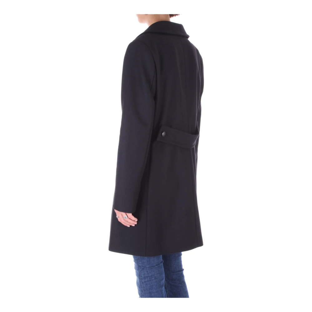 Fay Enkelrijig Jas Black Dames
