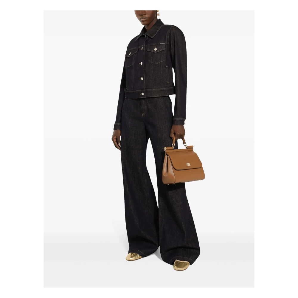Dolce & Gabbana Stijlvolle Jas met Bijpassende Variant Black Dames