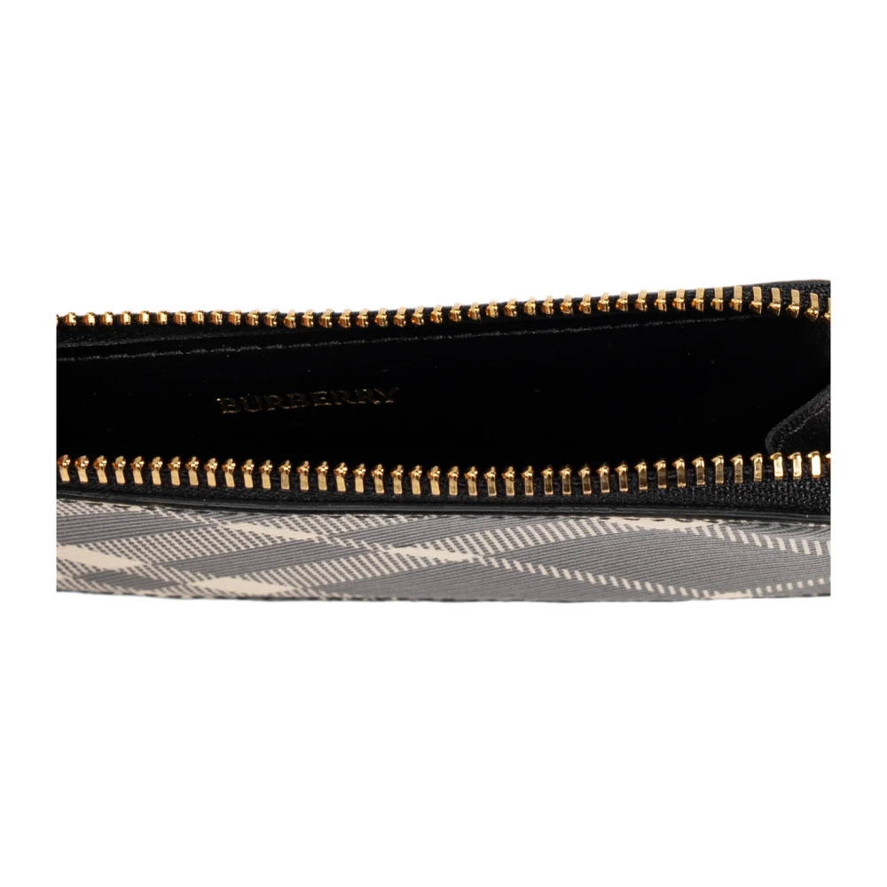Burberry Check kaarthoes Black Dames