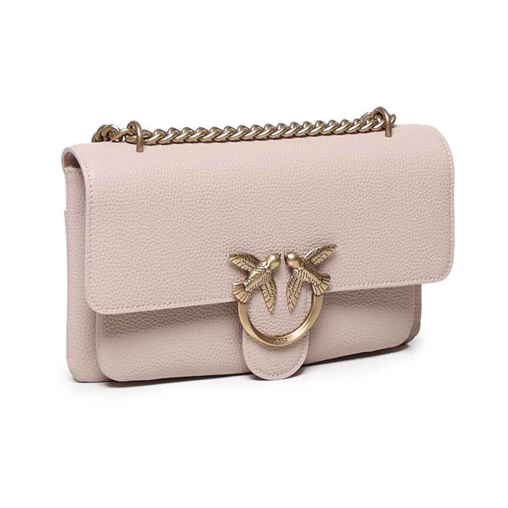 pinko Love Birds Flap Tas in Poeder Pink Dames