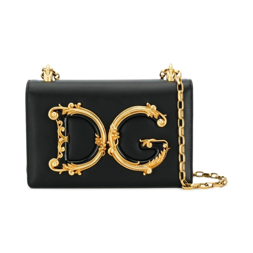 Dolce & Gabbana DG Girls Schoudertas Black Dames
