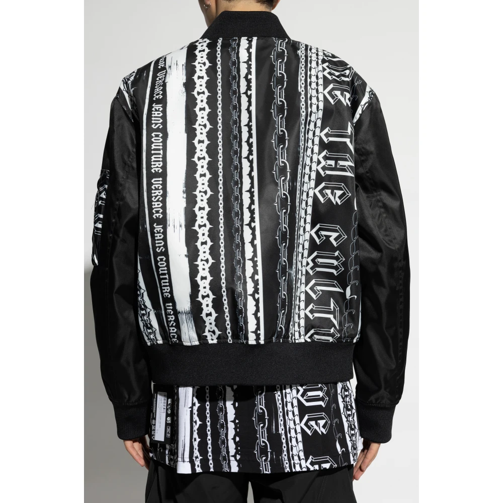 Versace Jeans Couture Jas met logo Black Heren