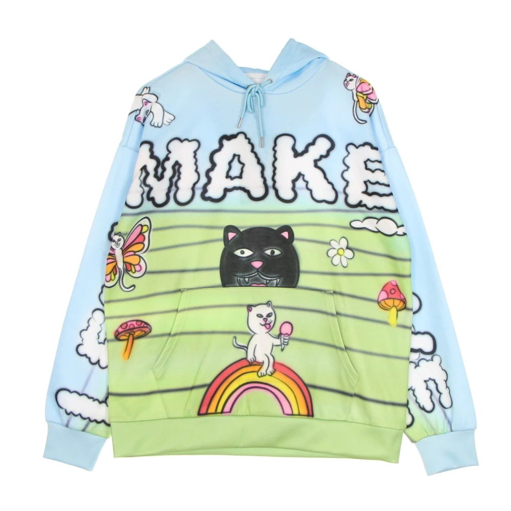 Ripndip Liefde Hoodie Sweatshirt All Over Print Multicolor Heren