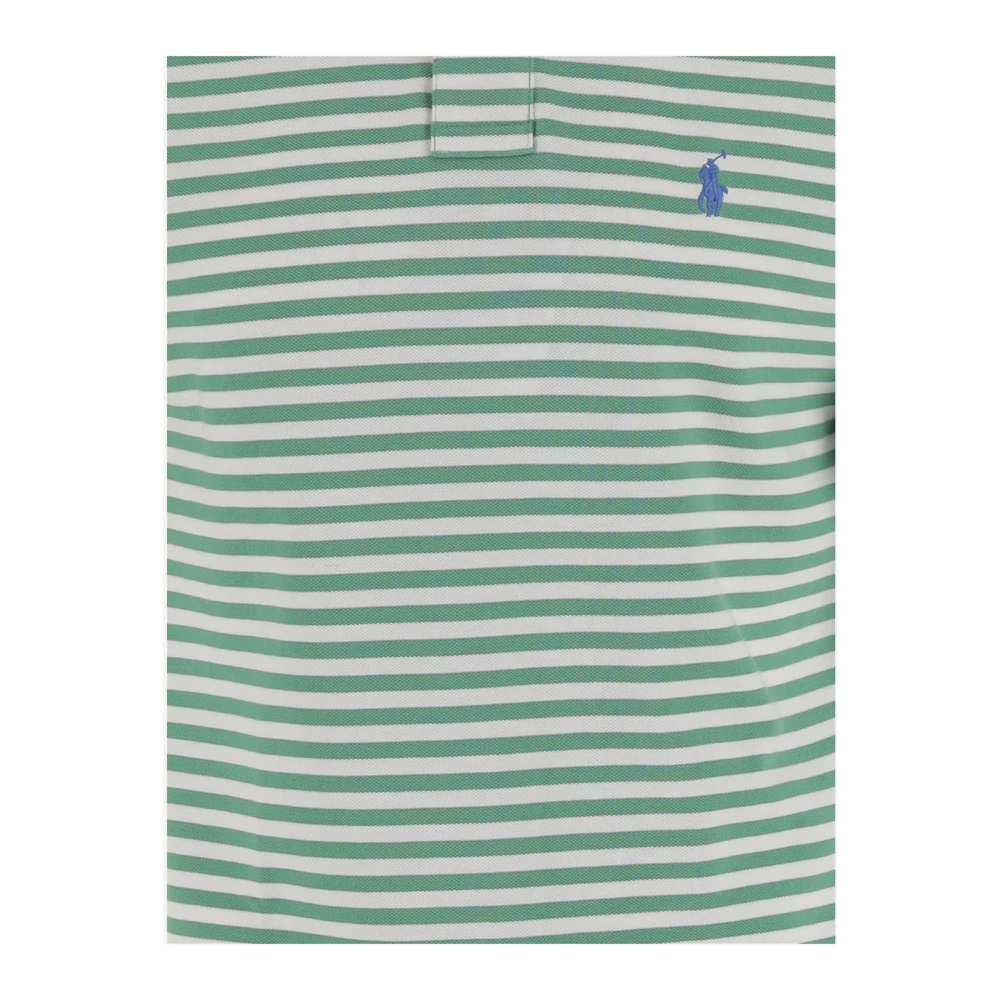 Polo Ralph Lauren Gestreept katoenen poloshirt Green Heren