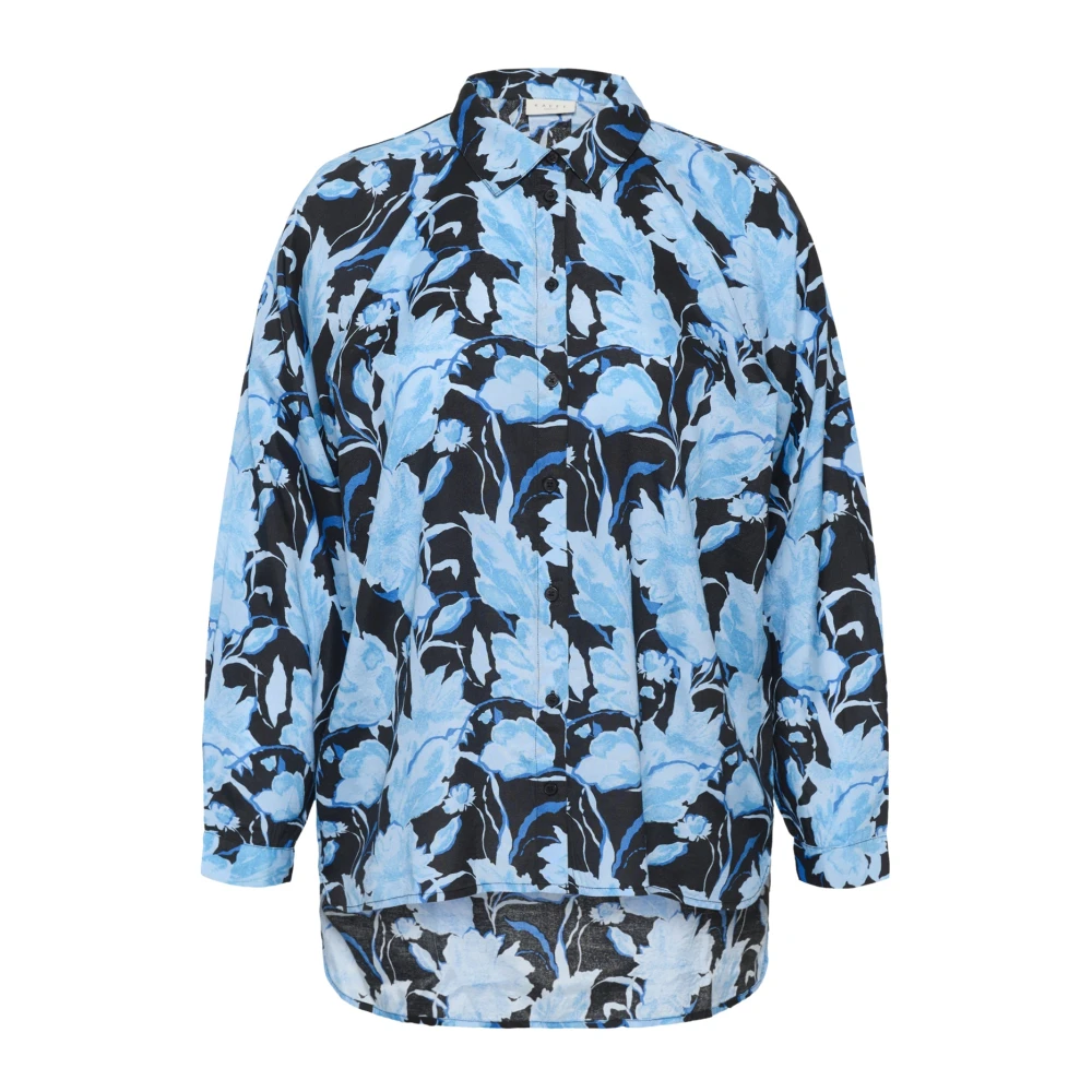 Kaffe Curve Women's Blue Shirts - Shirts - Xl - Blouses & Shirts