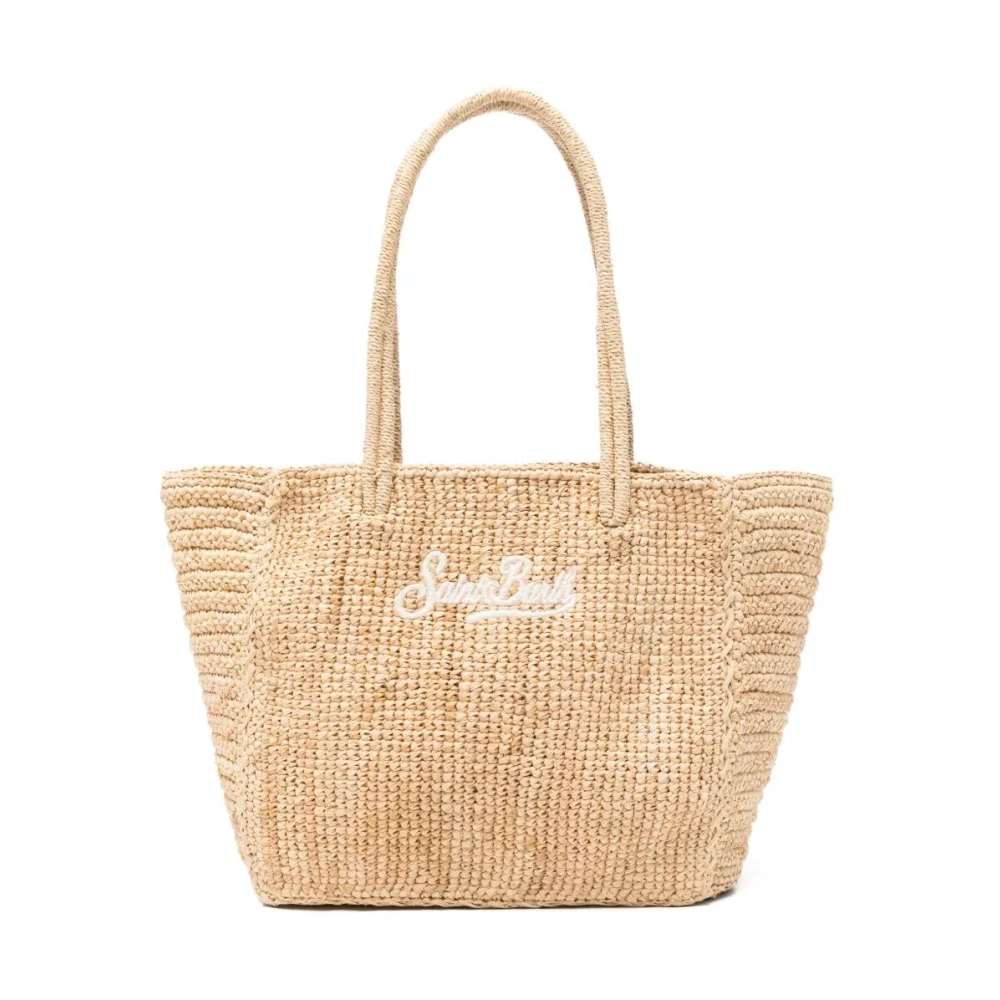 Mc2 Saint Barth Beige Medium Raffia Hand Bag - Female - Shopping Bags - One Size - Bags