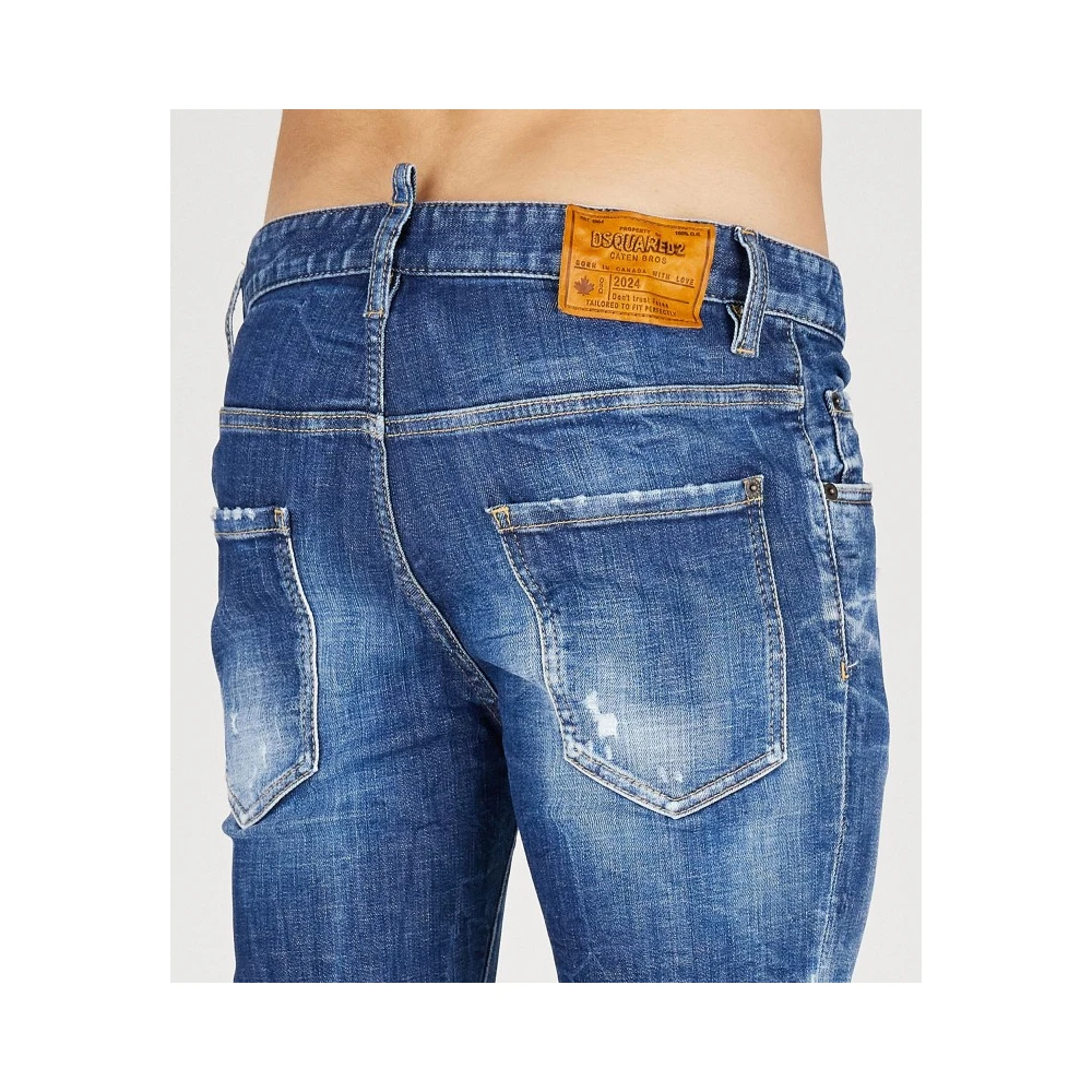 Dsquared2 Super Twinky Skinny-Fit Jeans Blue Heren