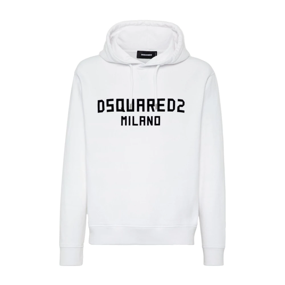 Dsquared2 Heren Nero Sweatshirt Ss25 White Heren