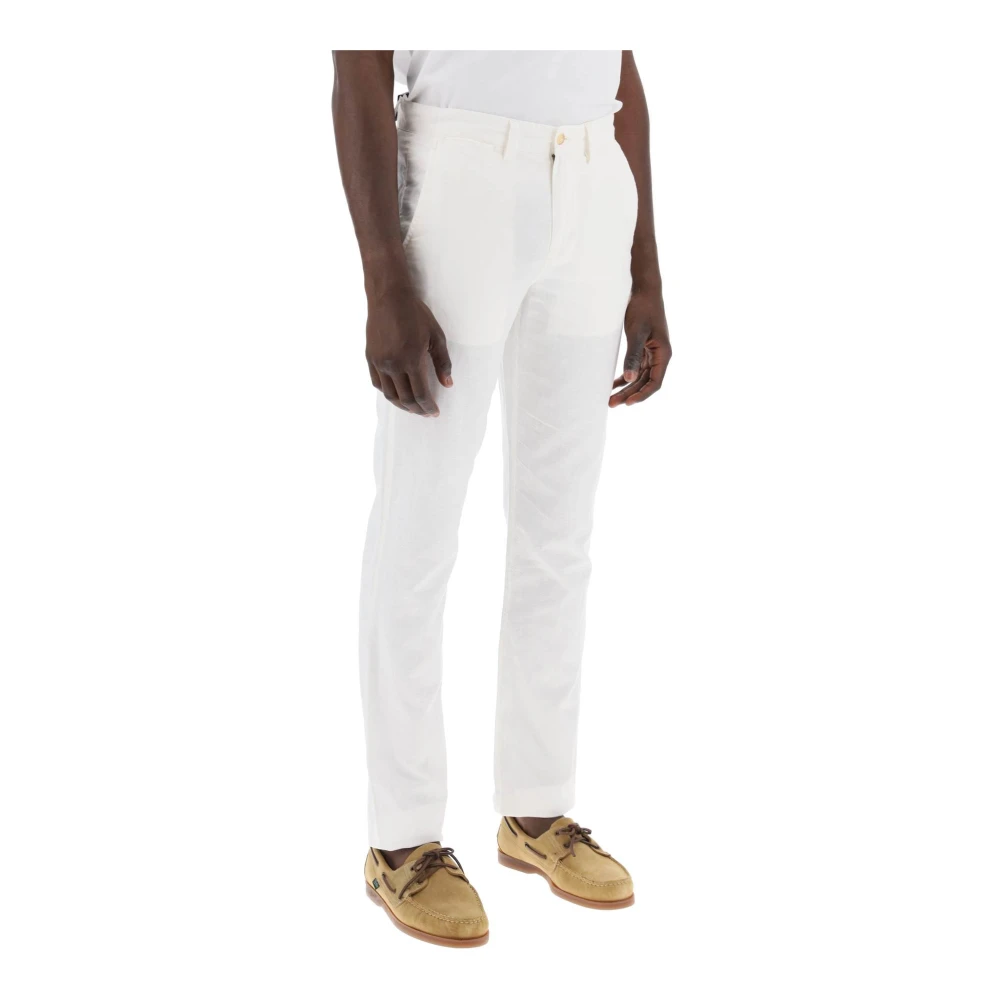 Polo Ralph Lauren Slim-fit Trousers White Heren