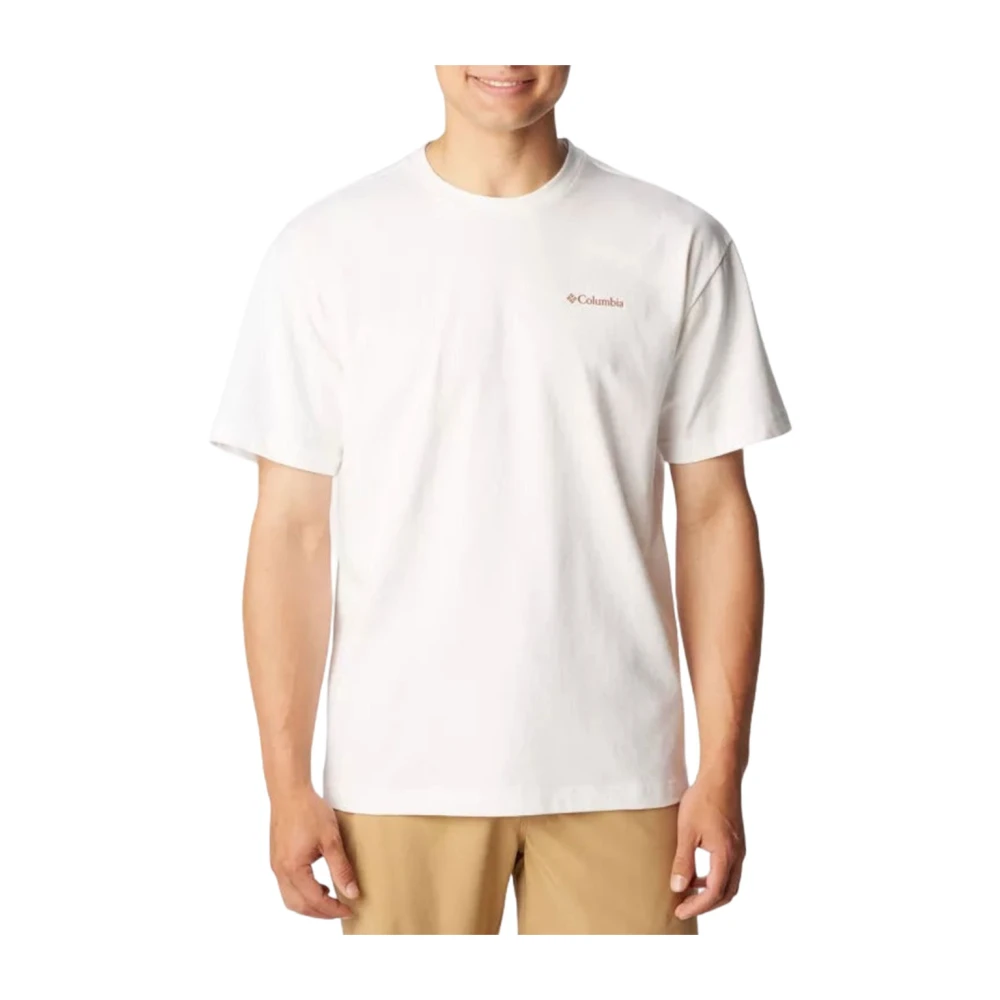 Columbia Burnt Lake Grafisch T-shirt White Heren