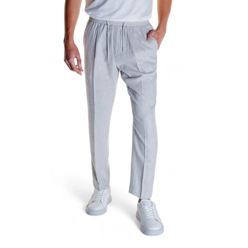 Antony Morato Heren Linnenmix Broek Beige Heren