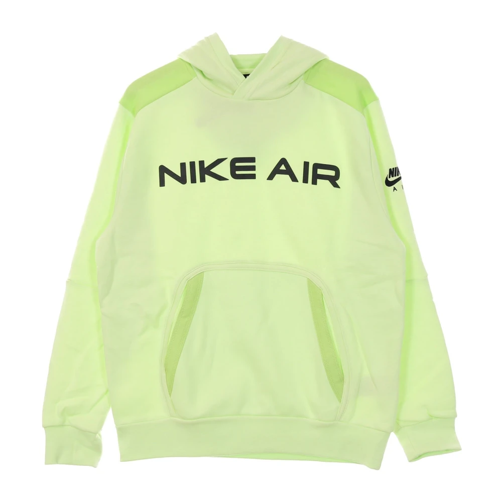 Nike Sportswear Air Hoodie i Lime/Svart Green, Herr