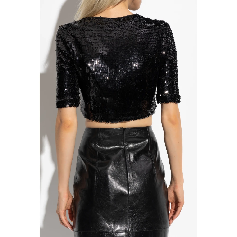 SPORTMAX Top 'Vongola' Black Dames