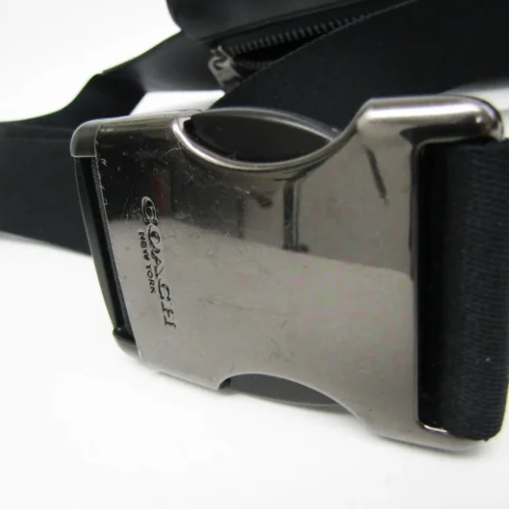 Coach Pre-owned Leather crossbody-bags Black Dames