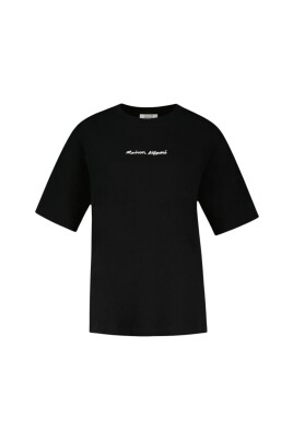 sort-bomuld-oversize-t-shirt