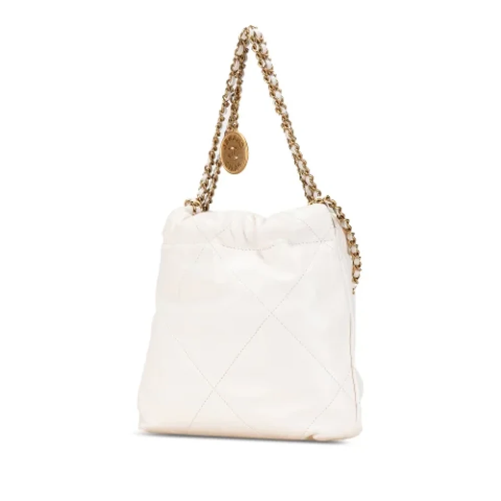 Chanel Vintage Pre-owned Leather chanel-bags White Dames