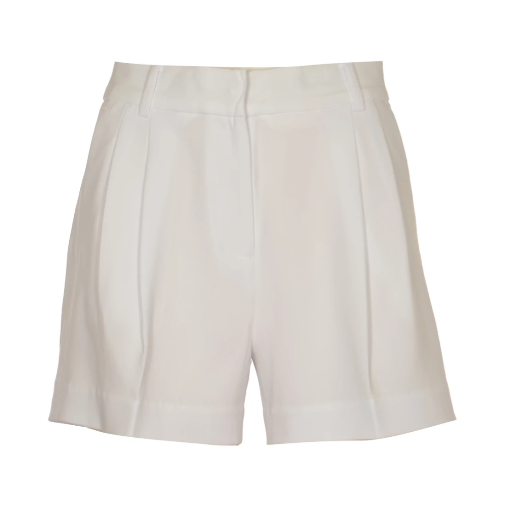 Michael Kors Witte Geplooide Shorts White Dames