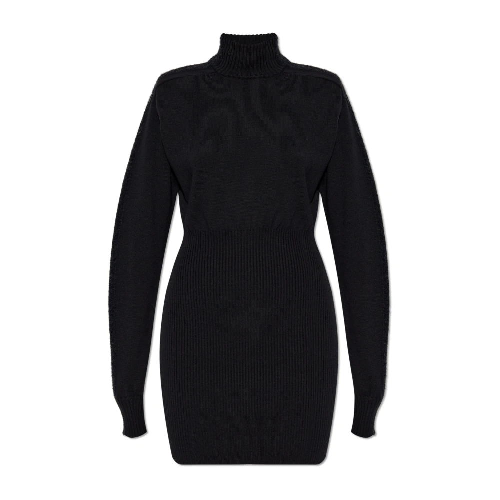 SPORTMAX Wollen jurk Black Dames