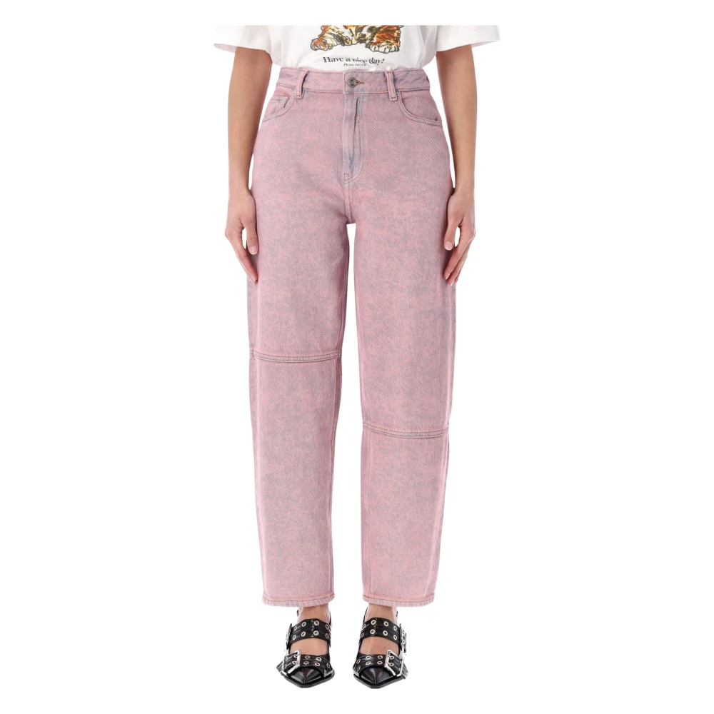 Ganni Women's Pink Stary Jeans
