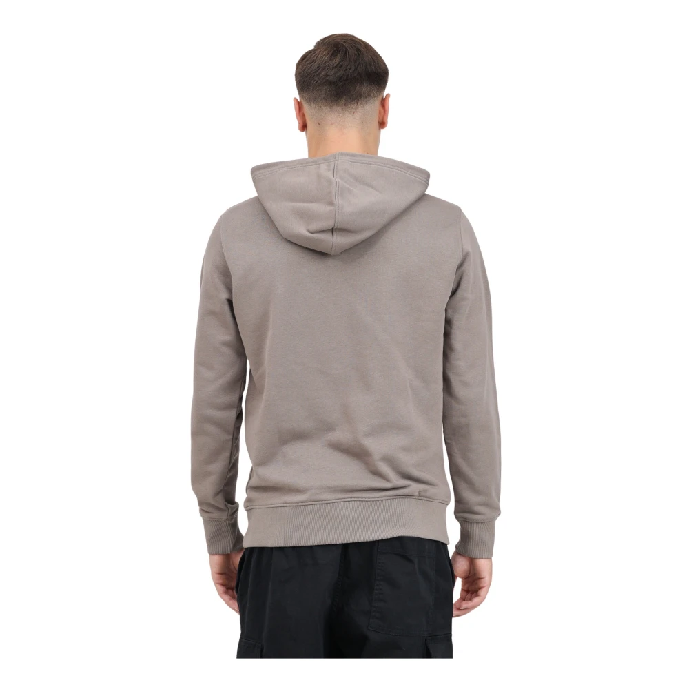 Calvin Klein Jeans Bruine Hoodie Heren Casual Logo Brown Heren