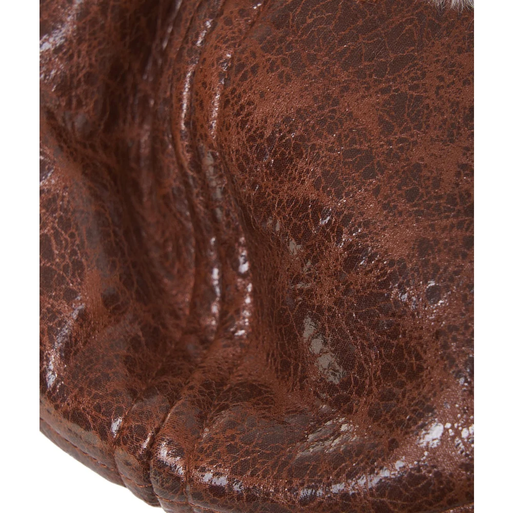 Stand Studio Chique Shearling Bruine Wintermuts Brown Dames