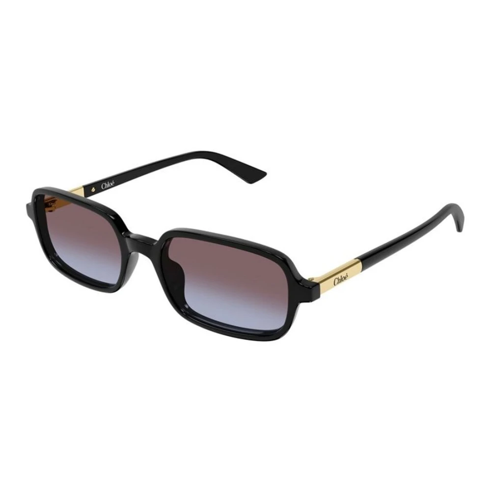 Chloé Women's Black Sunglasses, 53 Mm, Rectangular Sunglasses