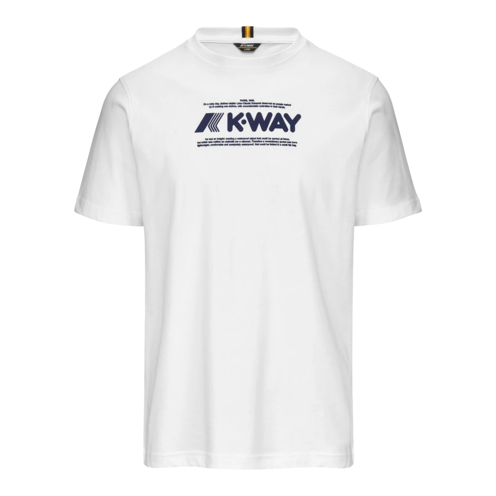 K-way T-Shirts White Heren