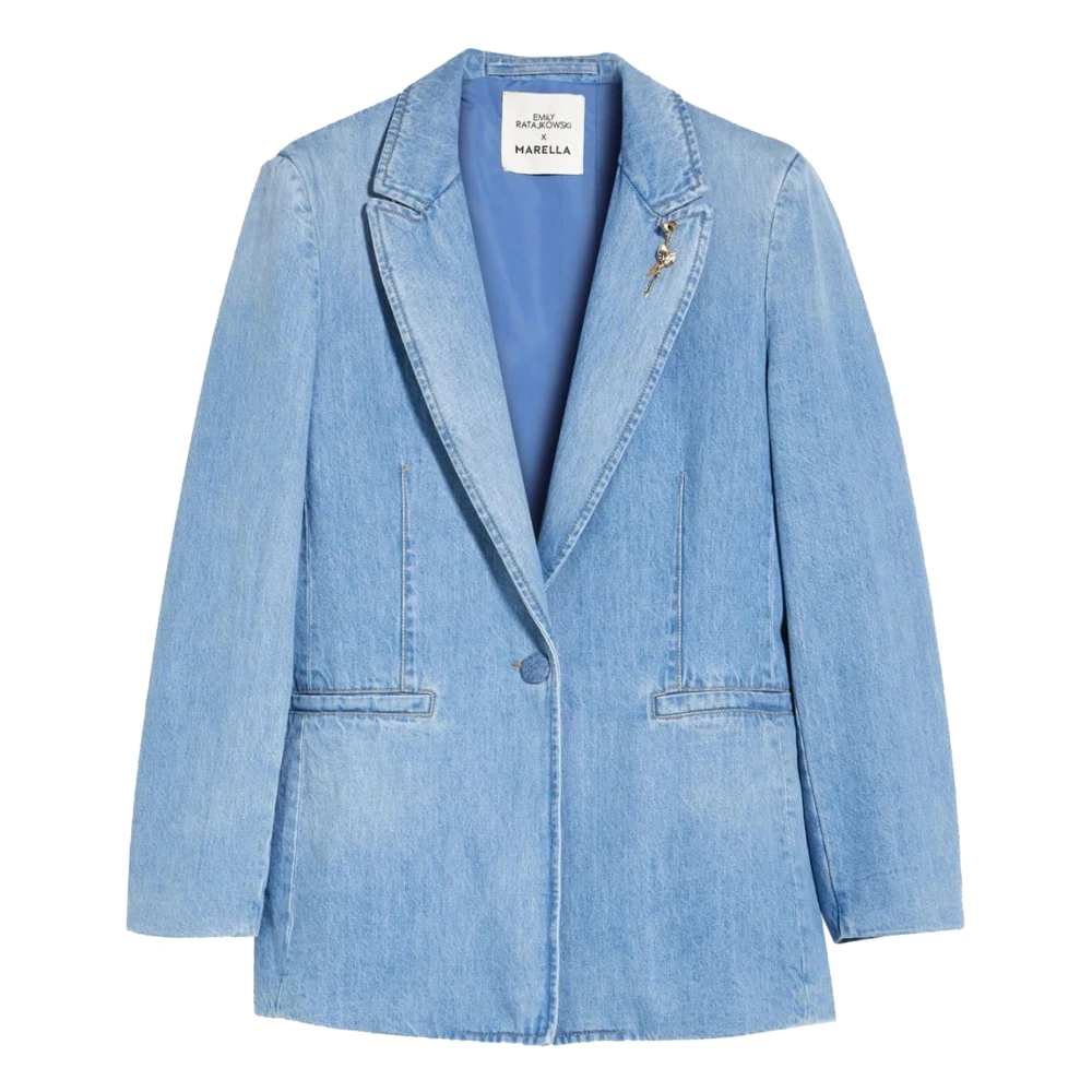 Marella Klassieke Denim Jeans Blue Dames