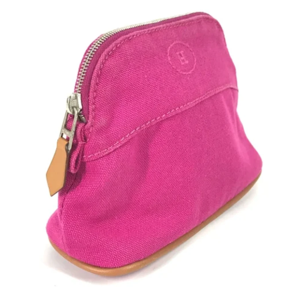 Hermès Vintage Pre-owned Fabric pouches Pink Dames
